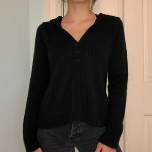 Hooded Long-sleeve Sweater